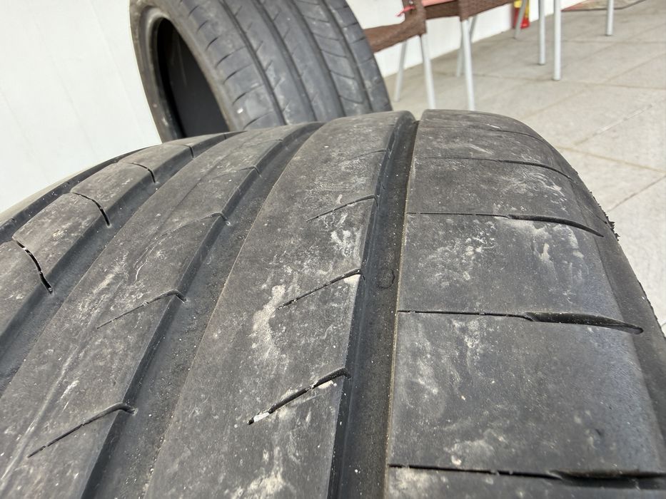 4бр. ОТЛИЧНИ Летни Гуми С Борд 245/35R/20 XL -GOODYEAR SuperSport- DOT:3624- 6.0мм+5.5мм *SoundComfort*