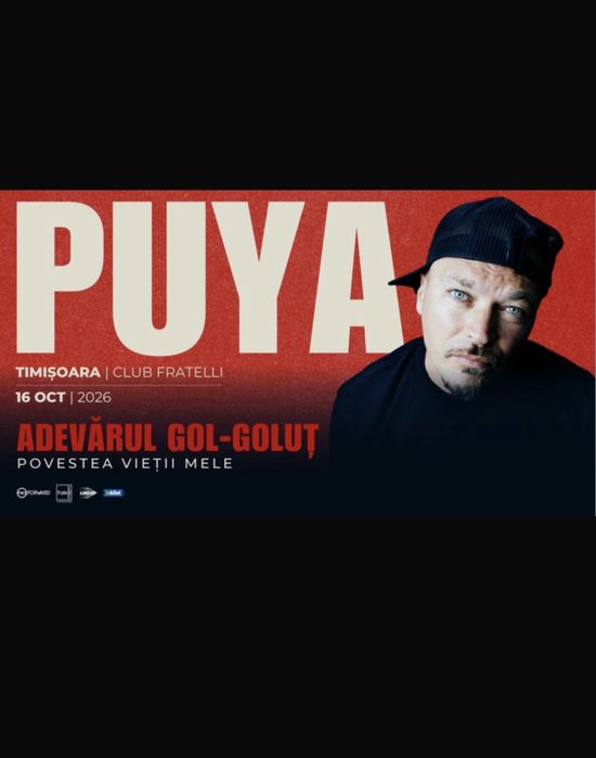 Bilete Puya Fratelli Timisoara