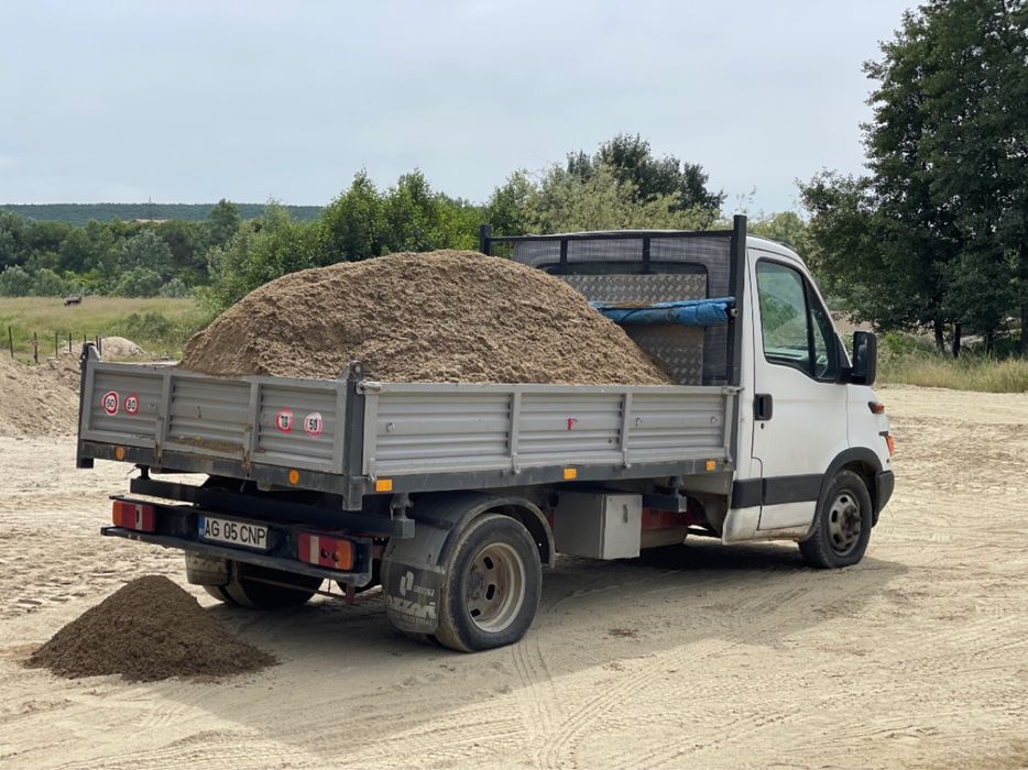 Vând agregate de balastieră nisip piatra pământ chișai