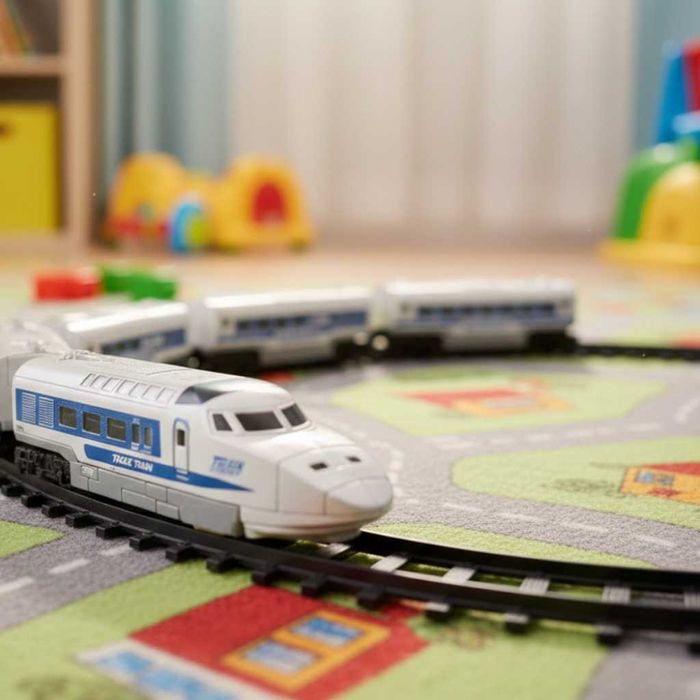 Влакче с релси, звуци и светлини – впечатляващ подарък за Коледа