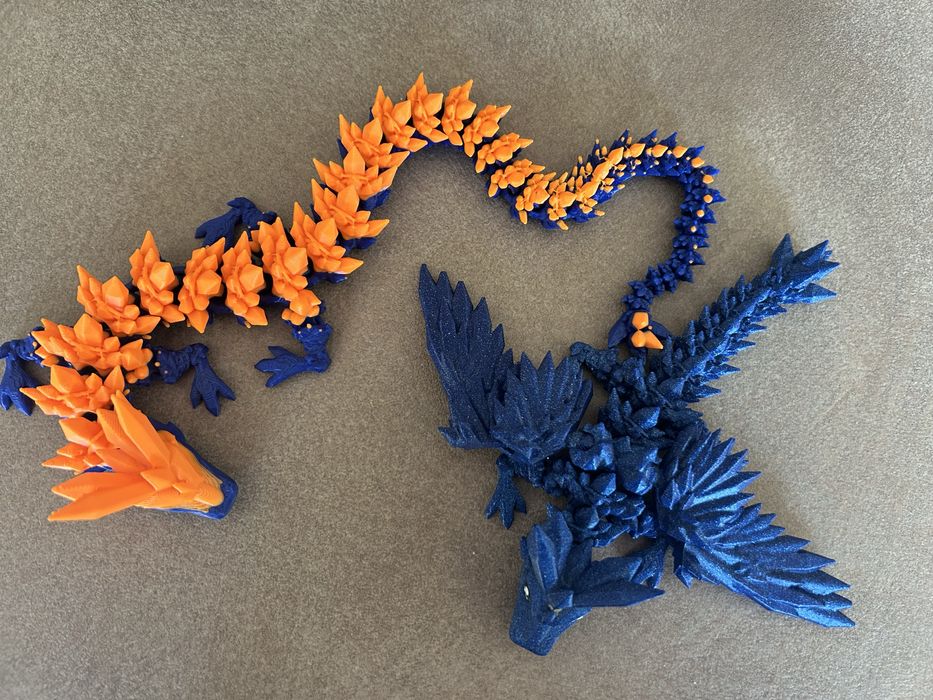 Dragoni cu imprimanta 3D