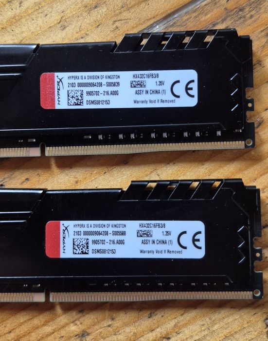 16GB RAM 3200MHz DDR4 Fury Beast X