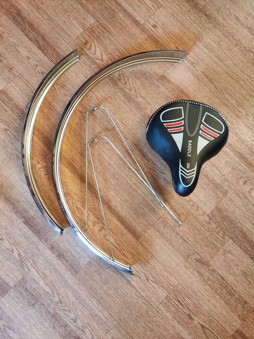 Крылья для велосипеда и седло