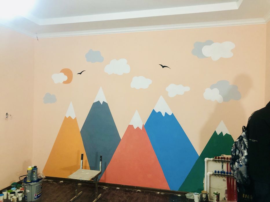 Devorlarga Rasm chizamiz