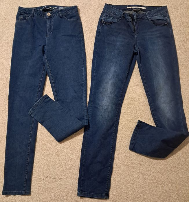 Lot 2 perechi blugi damă Street One, impecabili: casual și slim, lung