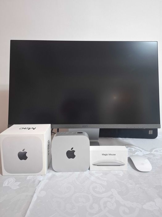 Mac Mini M4 + MSI 4K UHD 60 HZ MD27 + Magic mouse 3 gen