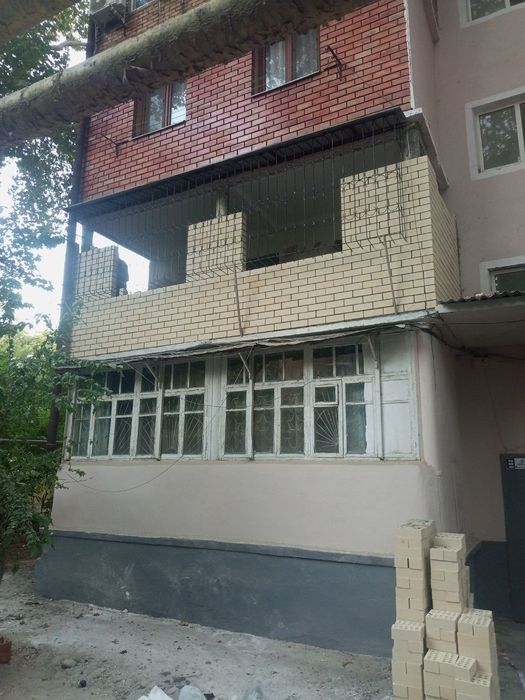 КладкаБалконаГиштКирпичБлокФасадПадрашивкаОблицовочныйКирпичомДемантаж