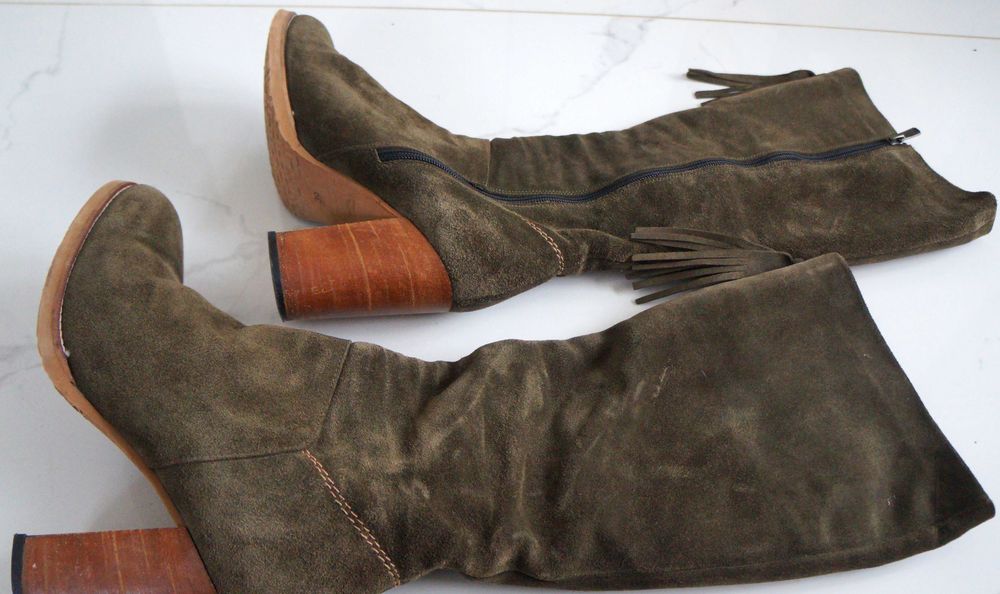 Ботуши GiAnni естествен велур, 39ти номер