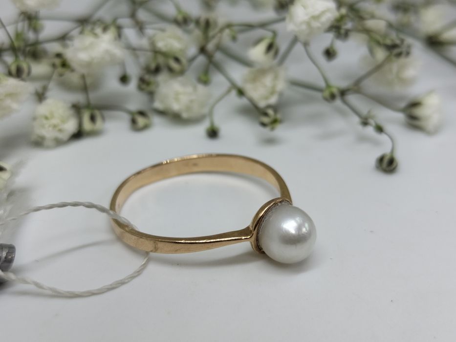 Кольцо с жемчугом ЖанТаС ломбард Астана