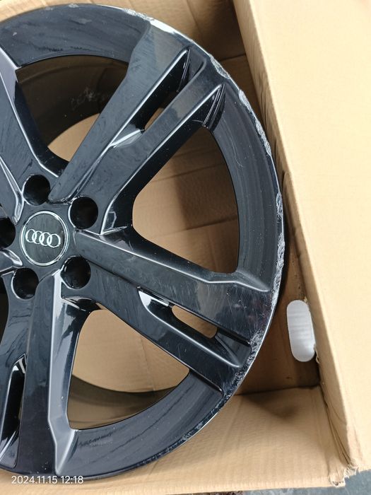 Jante originale black audi A6 C8 "19