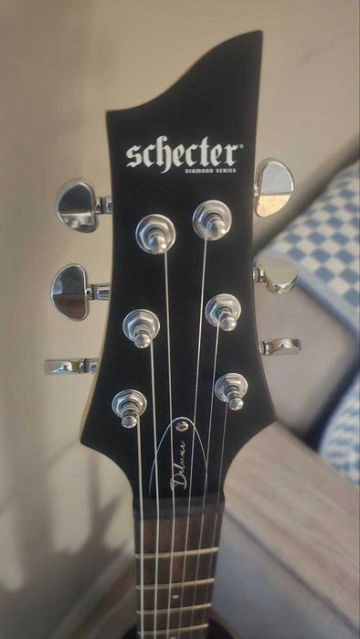 Schecter C-6 Deluxe SBK Satin + Комбоусилитель Marshall CODE25-E