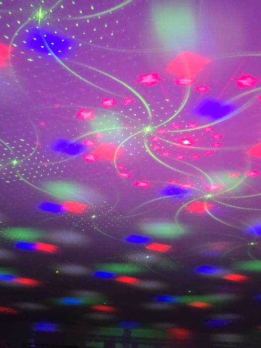 Lumina disco LED 6 in 1 cu activare pe sunet – Nouă