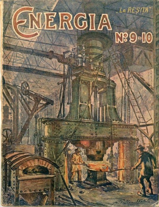 Revista ENERGIA Ing Dimitrie Leonida Numerele 1-10 1920 - Dedicatie DR. GHEORGHE FACAOARU (Sociolog/Gusti)