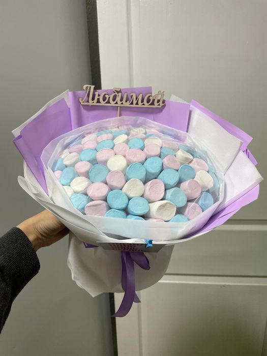 Букет из маршмеллоу