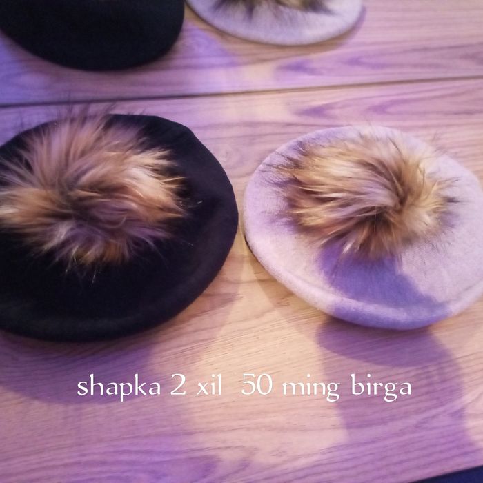 Palto kurtka turli xil shapka