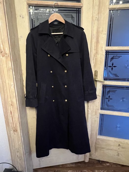 Vand trenci dama bleumarin Massimo Dutti