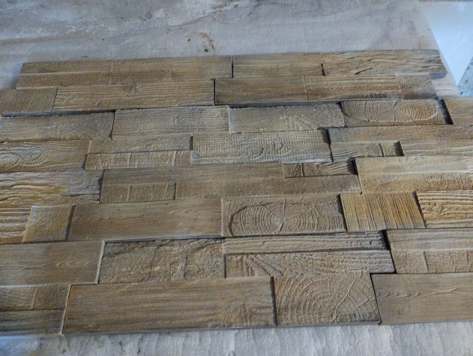 Изкуствени камъни тип дървесни панели