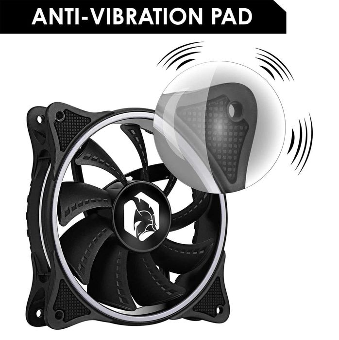 Ventilator Cooler PC EMPIRE GAMING Gamer 2x120mm RGB PWM 3 pin 5 V