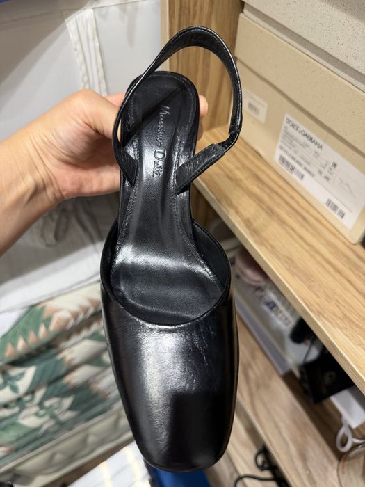 Черные босоножки Massimo Dutti