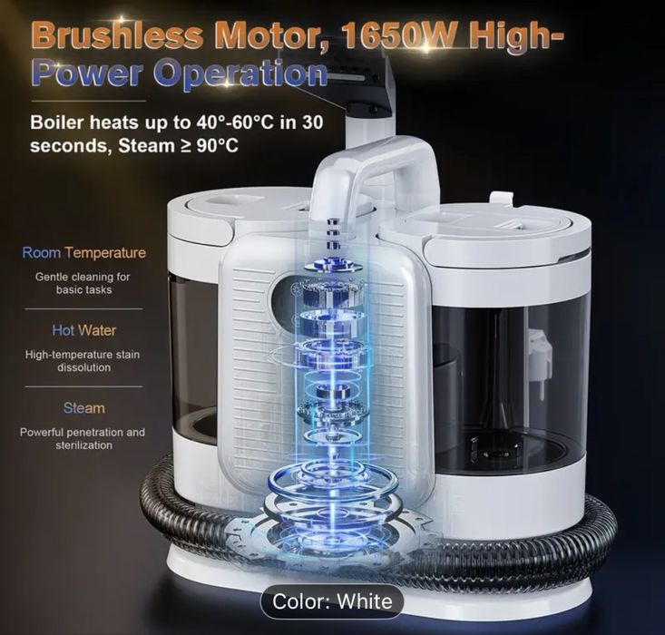 Robot inteligent de spalare cu abur