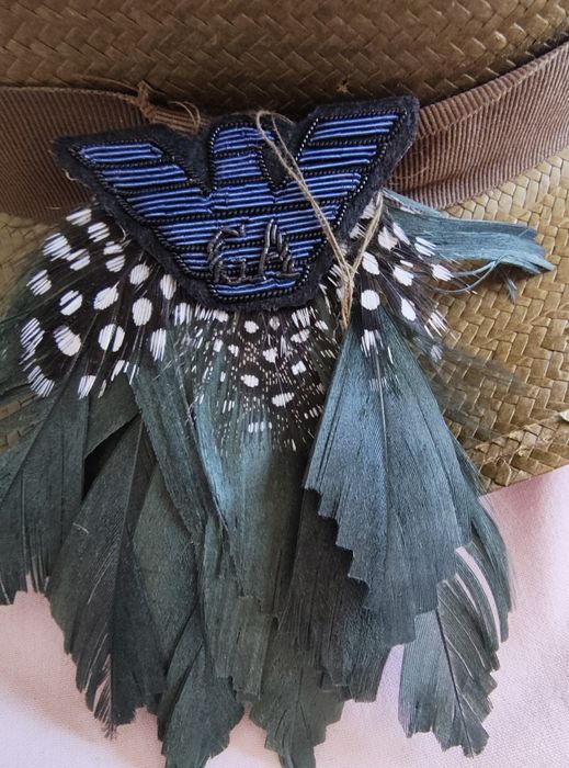 Armani сламена шапка