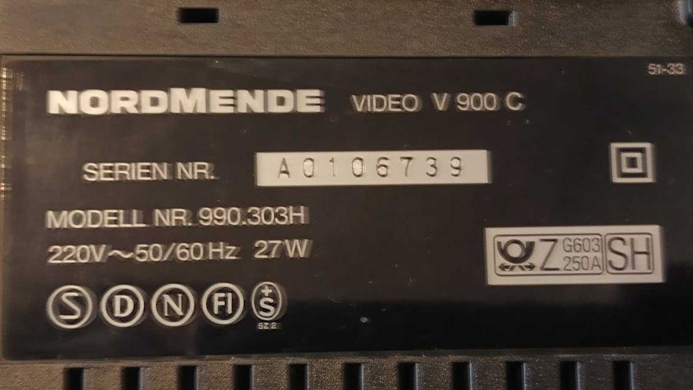 VHS Видeо TELEFUNKEN VRV620 от 1981г., NORDMENDE  V 900 C, Philips