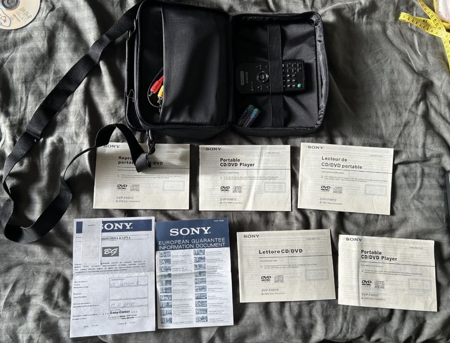 Sony Portable DVD Player DVP-FX810