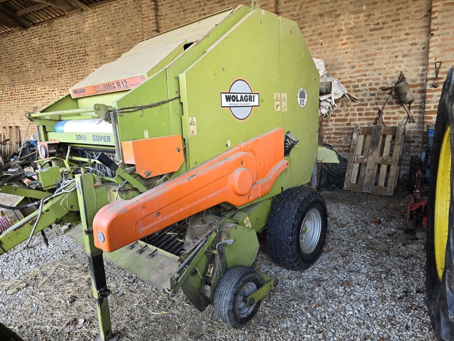 Balotiera rotunda Wolvo R12 super2000 presa baloti krone supertino