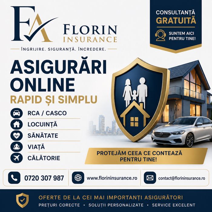 Asigurari RCA / CASCO / LOCUINTA etc