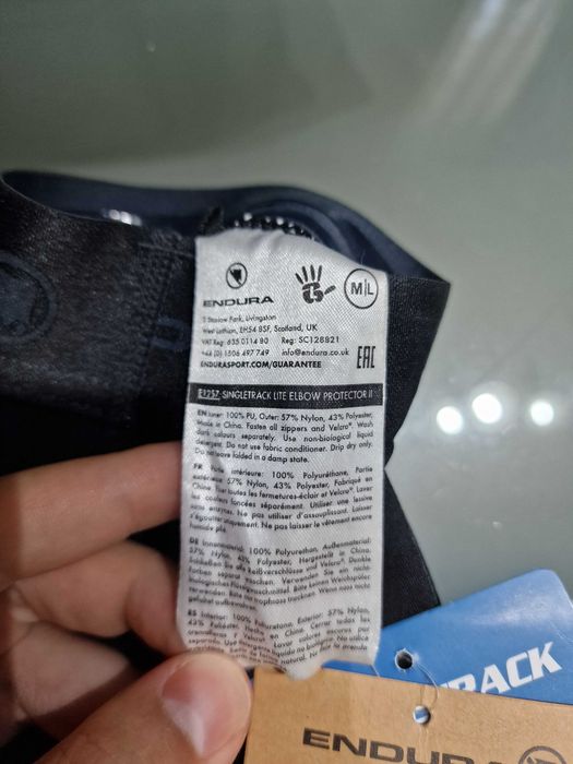 Налакътници Endura singletrack lite 2 - MTB Elbow pads - размер M/L