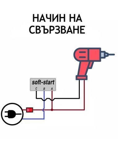 Softstart модул за плавен старт, 230V 12A