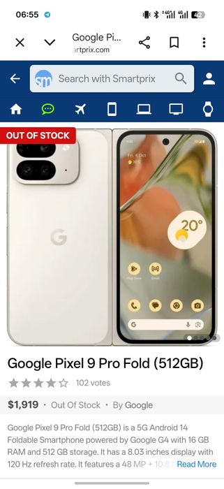 Google pixel 9 pro Fold