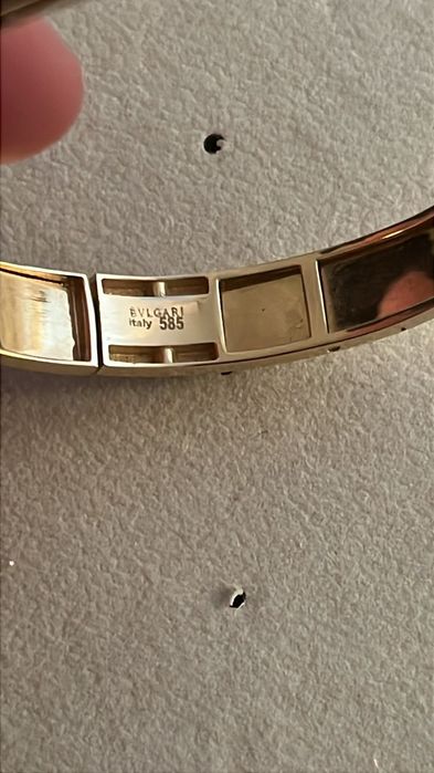 Золотой браслет Булгари