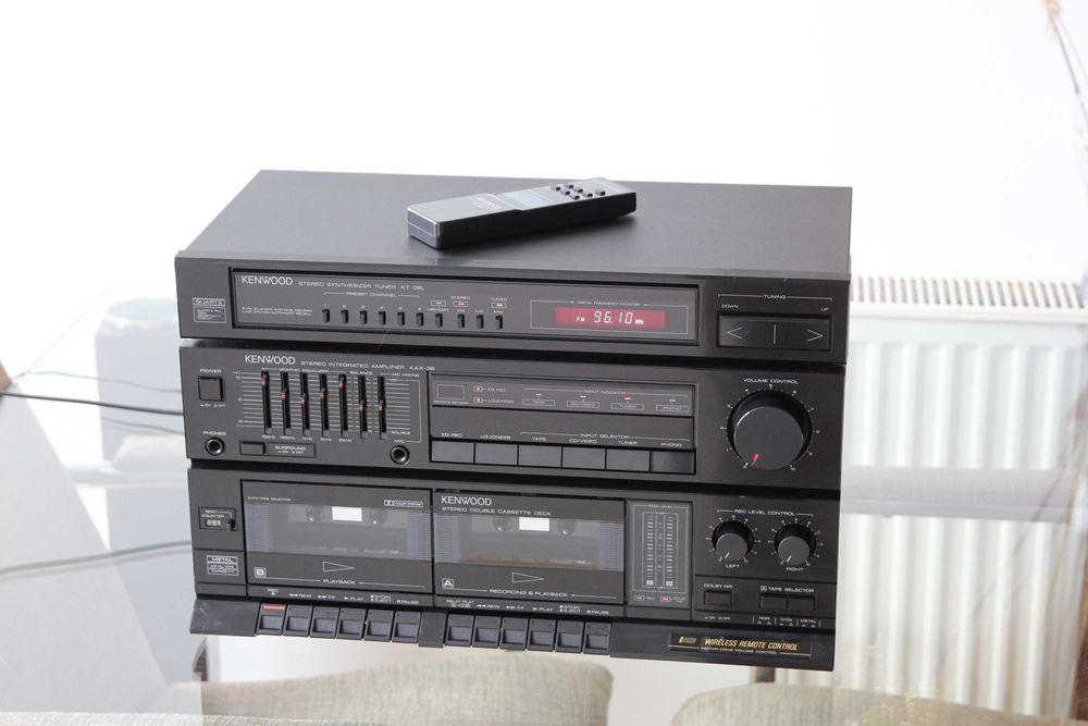 Kenwood KAX-38 amplificator si casetofon si T-38L radio cu telecomanda