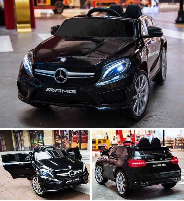 Акумулаторен джип Mercedes GLA45 12V батерия,MP3, с меки гуми