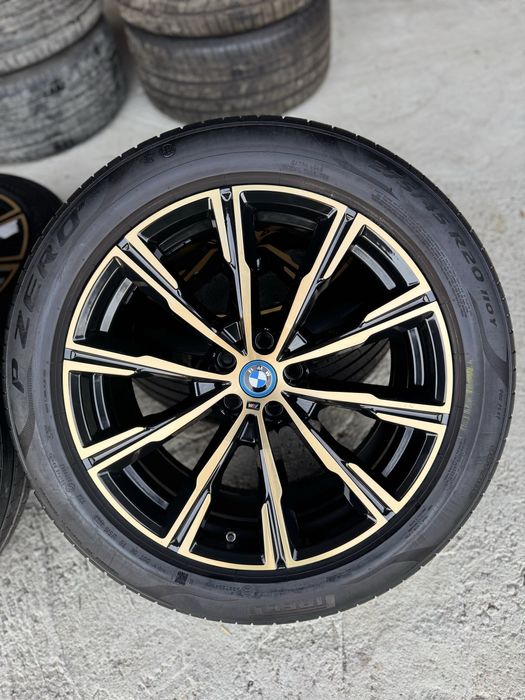 Jante Bmw X5 X6 R20 G05 G06 Originale 740M Gold Black Pirelli vara80%