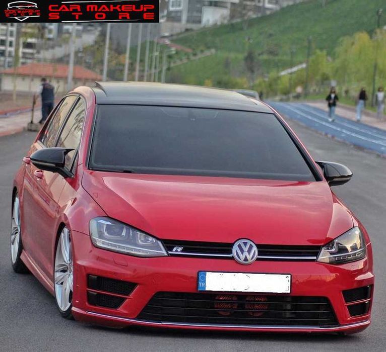 Капаци за огледала Volkswagen Golf 7 Batman Style черен гланц комплект