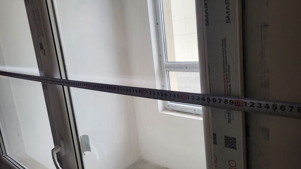 Пластиковые окно и дверь