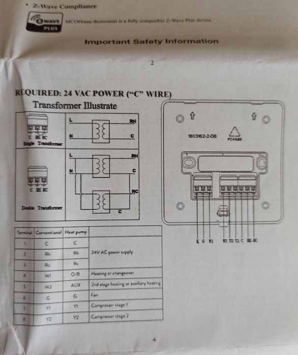 Termostat Inteligent Mco Home pentru Pompa de caldura/Aer Condiționat.