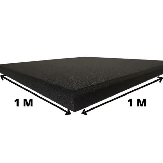 Висок клас каучукова настилка/гумена фитнес настилка плоча 100×100×2см