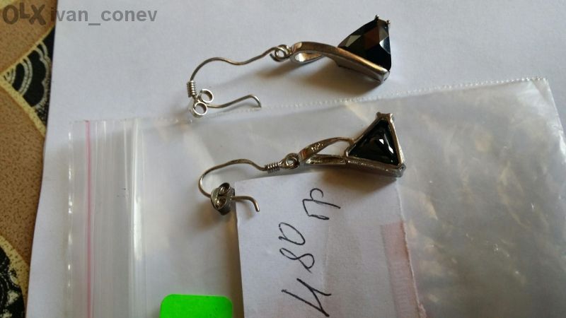 Сребърни бижута с цена за грам на всяко е посочен грамажа