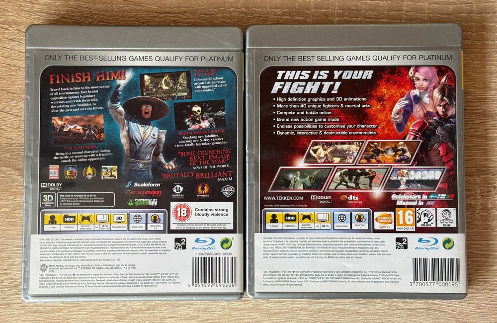[ PS3 > Mortal Kombat 9 / Tekken 6 за PlayStation 3
