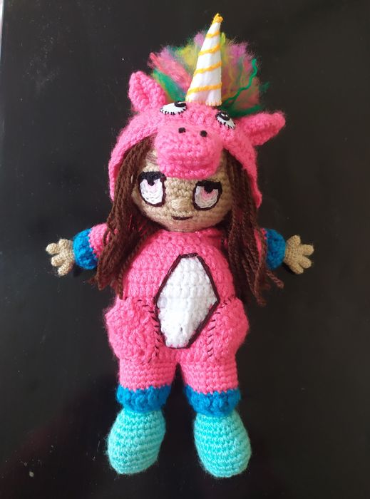 Вязанная кукла амигуруми