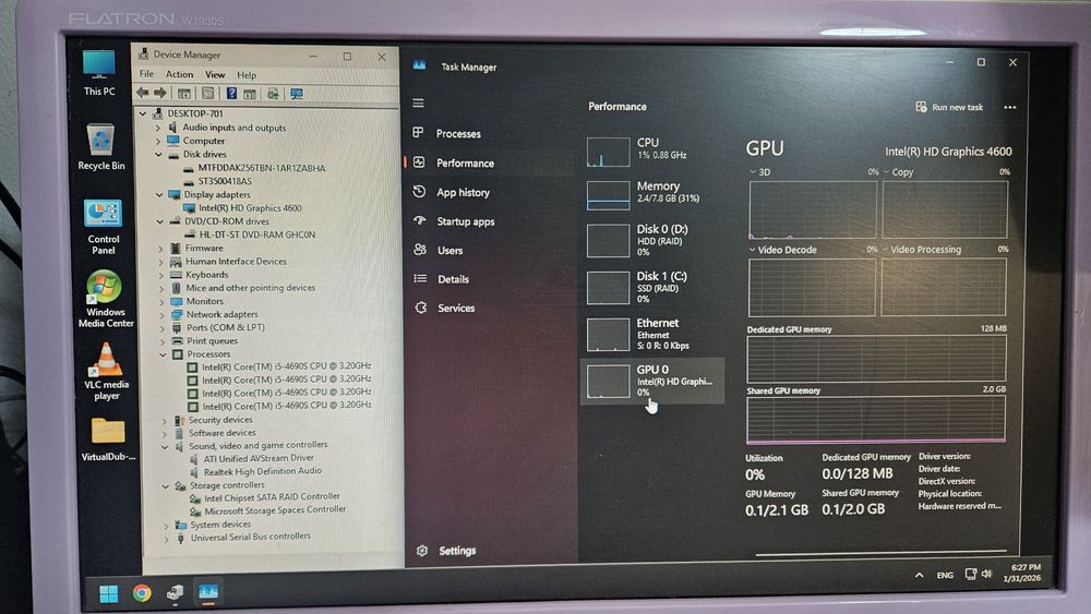 Computer complet cu monitor LG tastatură și mouse i5 Windows 11 SSD