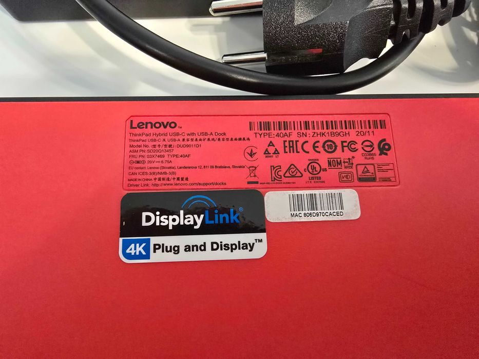 Док станция Lenovo ThinkPad 40AF