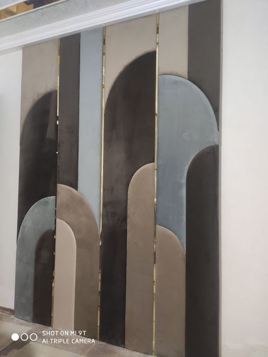 Декоративная стены.  Dekarativniy stena. Myahkiy devor. Decor.  Dekor