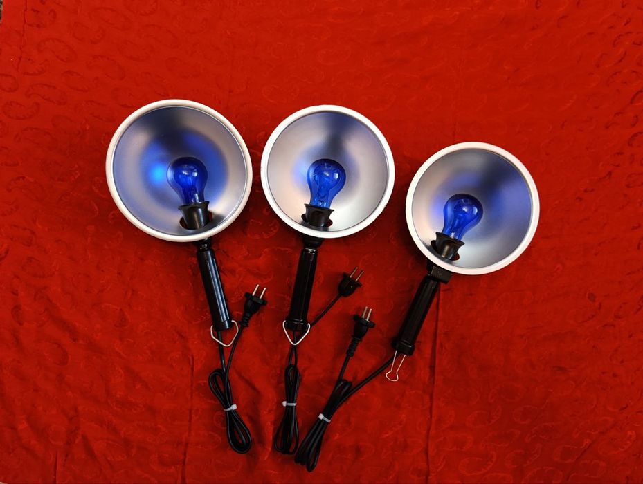 Кук лампа синяя ультрафиолетовая рефлектор Минина