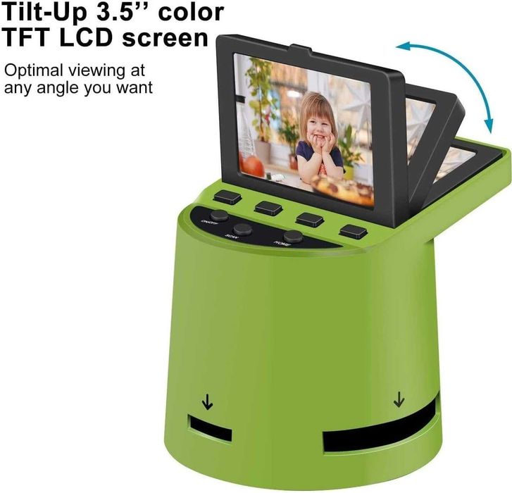 Дигитален скенер за негативи и диапозитиви 22MP със 3.5" LCD дисплей!