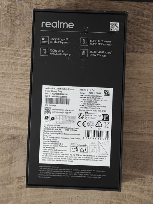 Продавам! Realme GT 7 PRO! Идеално състояние! С гаранция!