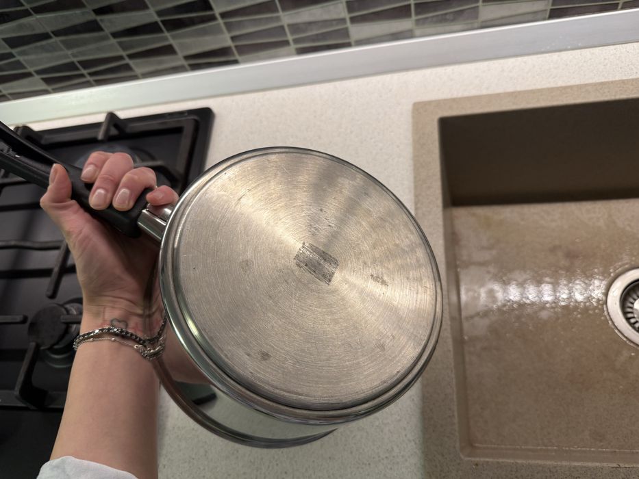 Oale Inox cu fund dublu